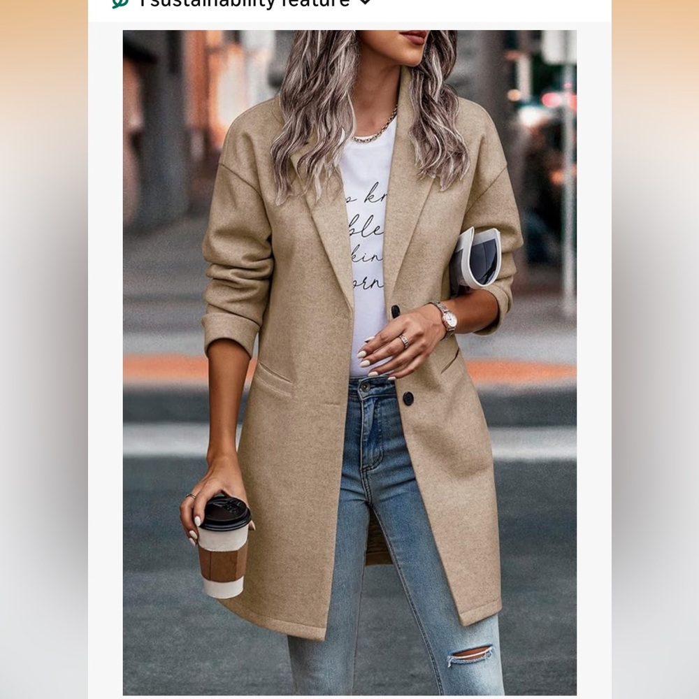 Women's Tan Coat